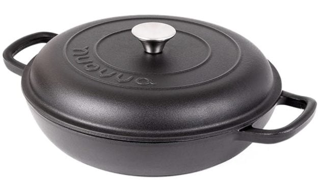 Cast Iron Non Stick Shallow Dutch Oven Pot only $29.99 shipped (Reg. $70!), plus more!