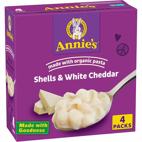 Annie’s Shells & White Cheddar Mac and Cheese 4-Count only $3.84 shipped!